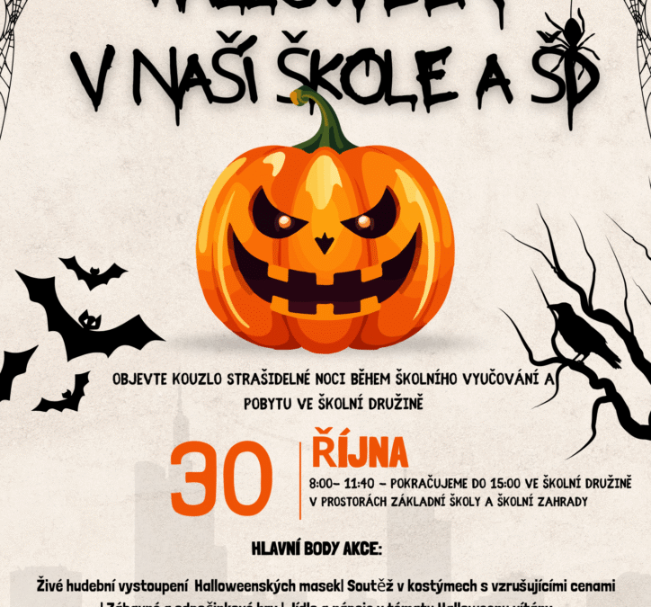Halloween ve škole plný kouzel a zábavy